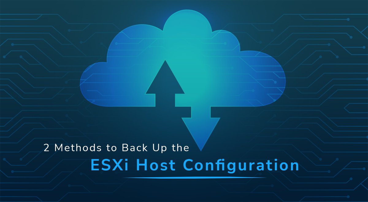 actsupport's tweet photo. Check out the 2 Methods to Back Up the ESXi Host Configuration

https://t.co/RX4BaeBg3S

#actsupport #ESXi #ESXiHost #backup #VMware #VM #virtualizationsupport #Servermanagementsupport #emergencyserversupport #troubleshooting #techsupport #ITSupport https://t.co/XkzwWb9mDl