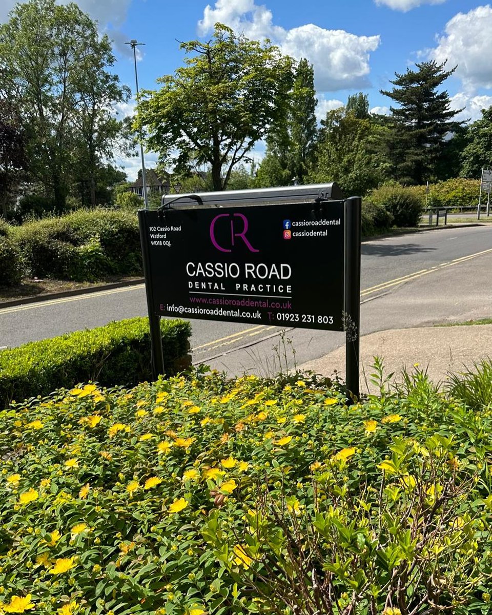 STRAWBERRYCLDN's tweet photo. Neon Sign, Wall Graphics with 3D Letters and much more designed, manufactured and installed by our team for Cassio Road Dental Practice.
.
.
.
.
#sign  #strawberrycreative #london #londoncity #unitedkingdom #wembley #wembleystadium #fretcut #signagemaker #3dletters #wallgraphics https://t.co/2xrRPuIc6W