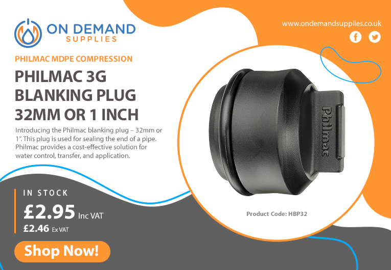 🚨 Now stocking Philmac at On-Demand Supplies! 🎉

Philmac provides cost-effective, high-quality solutions for water control, transfer, and application. 💧

Check out the Philmac 3G Blanking Plug now! 🛒

👉 ondemandsupplies.co.uk/philmac-3g-bla…

#OnDemandSupplies #Philmac #WaterControl