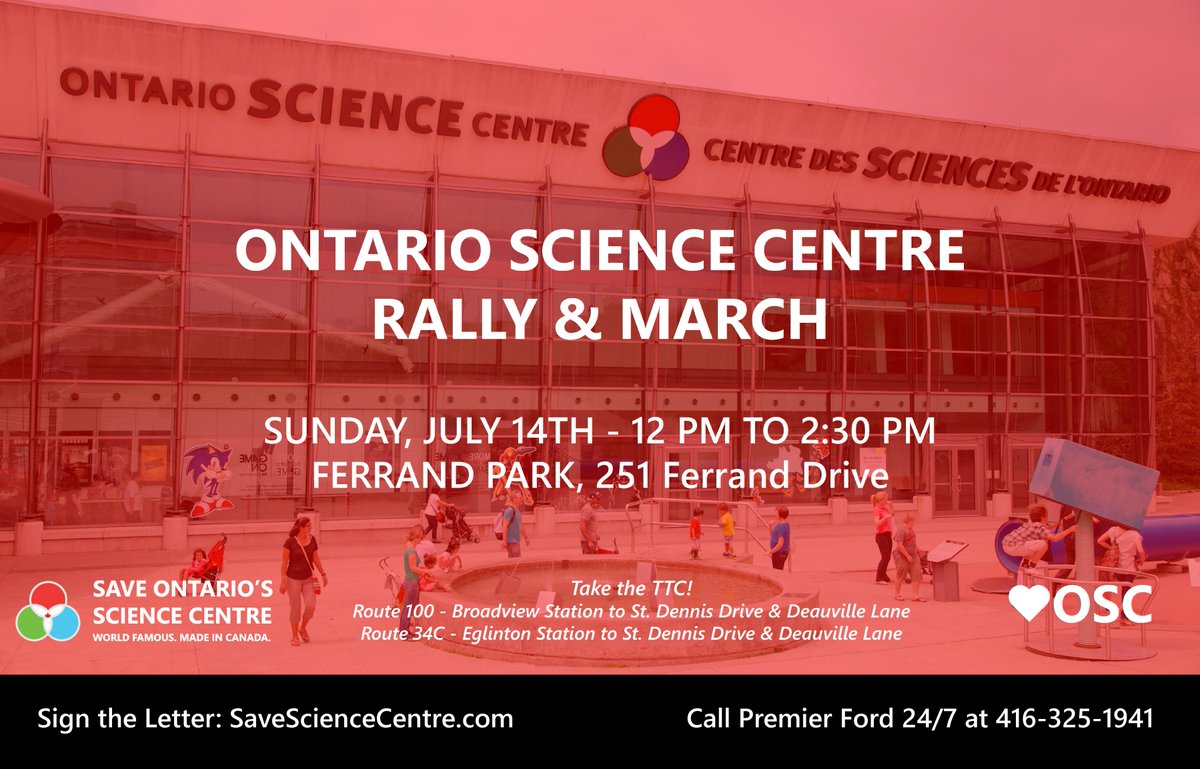 chrisglover's tweet image. The OSC was abruptly taken from Ontarians with flimsy excuses and no consultation

The engineering report cited a need for roof repairs NOT immediate closure.

The OSC belongs to Ontarians! We will fight to keep it in public hands

Join the rally this Sunday 🪧

#ONpoli #SaveOSC