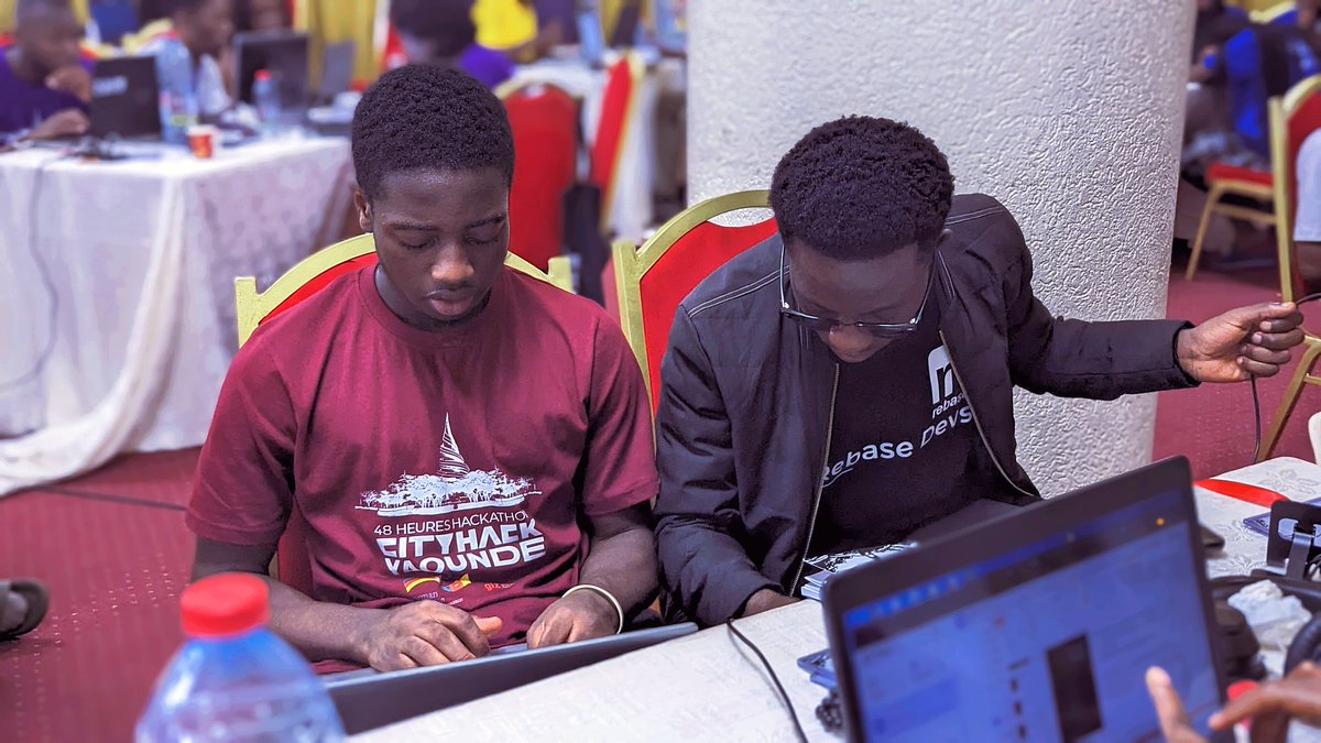 RebaseCodeCamp's tweet photo. Our #RebaseDevs have been at Hotel Mont Febe for 2 nights already.
They have poured their hearts and minds into this intense coding marathon as they compete with possibly the best tech minds in Yaoundé.
Share a few words of encouragement for them in the comments.
#cityhack https://t.co/AMwfcLLJxk