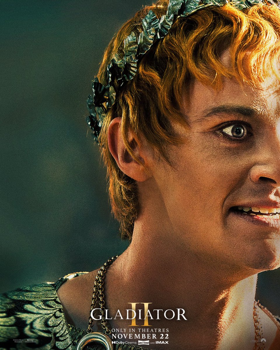 GladiatorMovie's tweet photo. Joseph Quinn is Emperor Geta. #GladiatorII https://t.co/QrFEtzPKX4