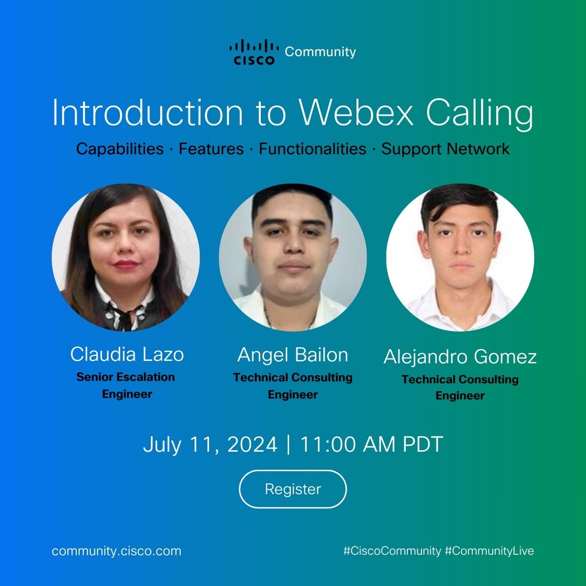 jflateau's tweet photo. Explore the Cisco's innovative cloud-based telephony system 📞 with the Cisco experts to learn about the #Webex Calling's capabilities, support and resources.

🗓️ July 11, 11am PDT
Register now (free!): https://t.co/7bAHrP0f8p

@CiscoCommunity #CommunityLive #CiscoCollaboration https://t.co/x1vkPdMjZQ