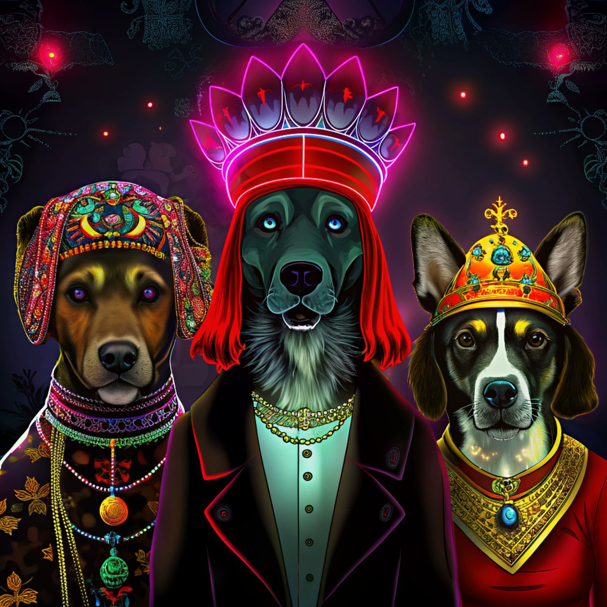 Daiki_izo's tweet photo. 😀👉 Funny neon dogs. Look at them.
 🐶 Neon Dogs
👉 https://t.co/i7f6m3i10y
#NFTMarketplace #NFTCommunity #NFTcollections #xrpnft #nftxrp #NFTGiveaways #NFT #NFTART #NFTArtist #NFTartwork #XRPCAFE #XRPArmy #NFT #nftcollector https://t.co/qn6GXBfrH6