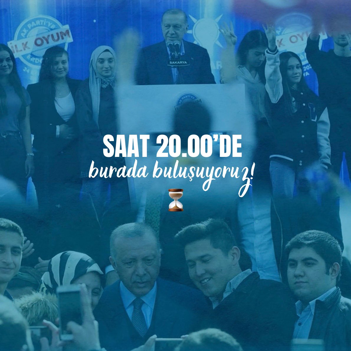 Saat 20.00’de burada buluşuyoruz!⏳😎