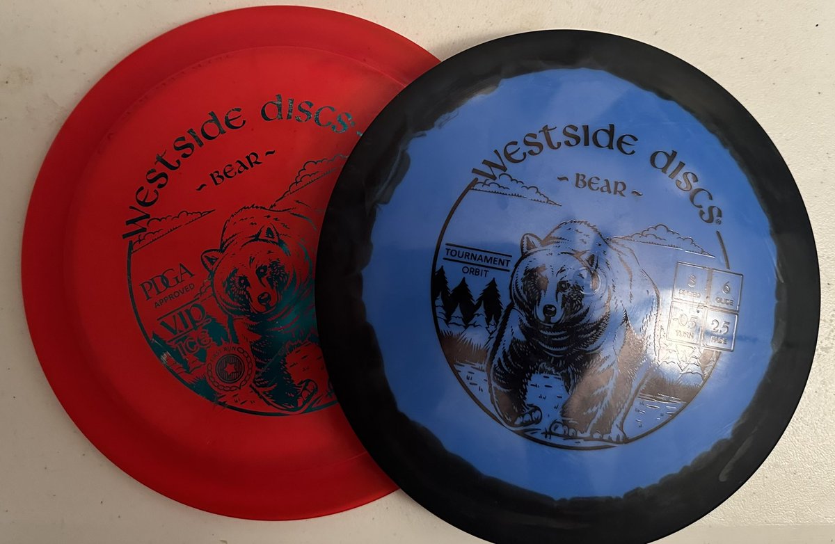 Noodle Arm Chris (@another_chris5) on Twitter photo What’s your favorite disc to ever enter your bag? Doesn’t have to be currently in the bag. Mine is still holding strong with the <a href="/westside_discs/">Westside Discs</a> bear 🐻 What’s your favorite disc to ever enter your bag? Doesn’t have to be currently in the bag. Mine is still holding strong with the <a href="/westside_discs/">Westside Discs</a> bear 🐻