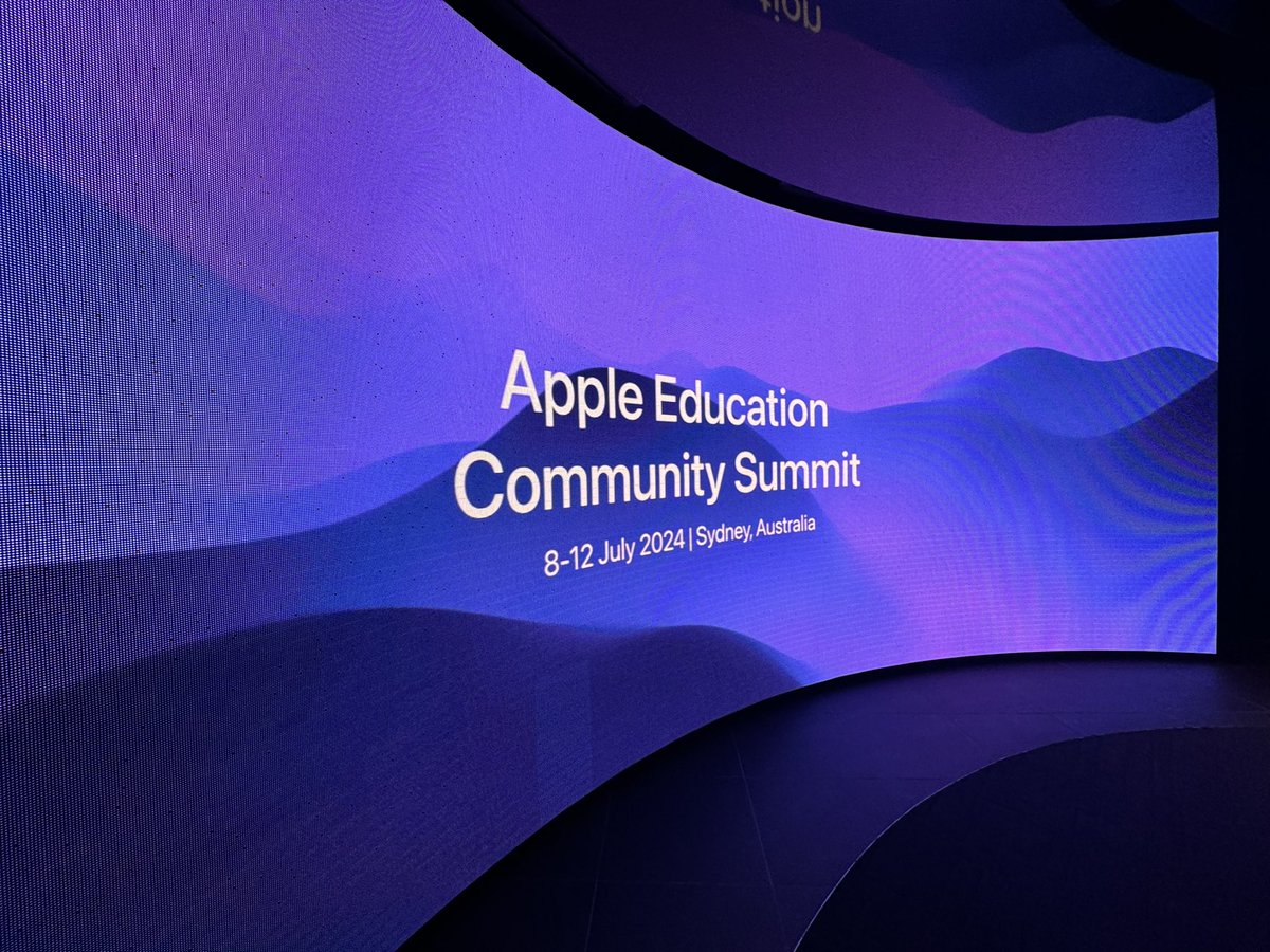 Miss_Z_George's tweet photo. What an amazing start to the Apple Education Community Summit! 🤩
Networking, sharing ideas, collaborating and finding connections with like-minded people… and it’s only day one!! 
Bring on tomorrow!! 
#ANZSummit24 https://t.co/GFReQ7RxpX