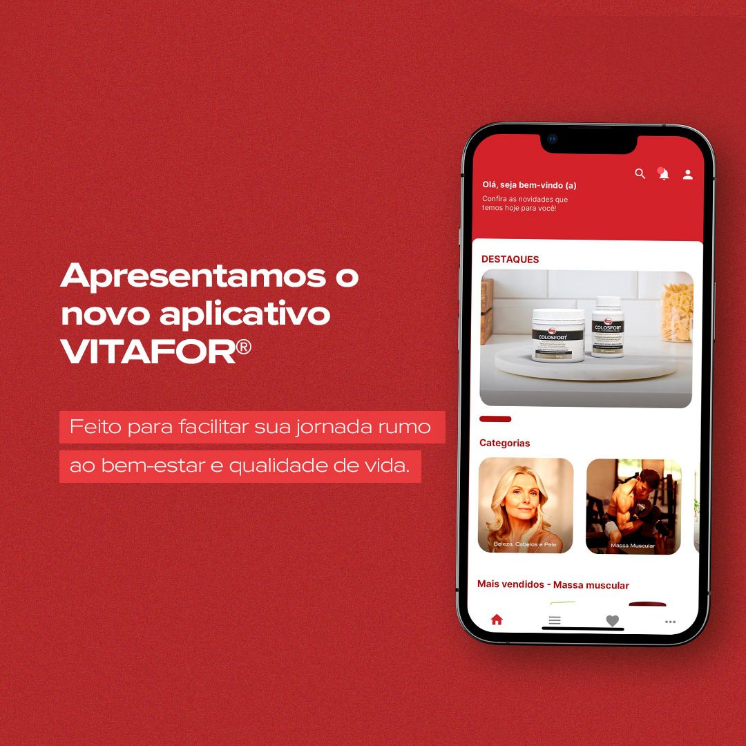 Nosso aplicativo já está disponível para download! 
​
Aproveite o cupom exclusivo por tempo limitado, utilize APP20 e ganhe 20% de desconto + frete grátis a partir de 99,00 em sua primeira compra no app! ​
*Válido apenas para compras no aplicativo.
