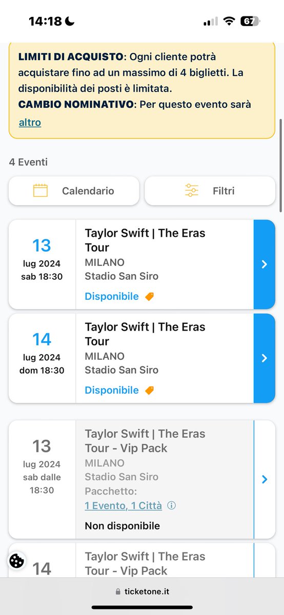 folkvrep's tweet photo. I BIGLIETTI PER MILANO SONO DI NUOVO DISPONIBILI SU TICKETONE https://t.co/pLgzq7QEs4