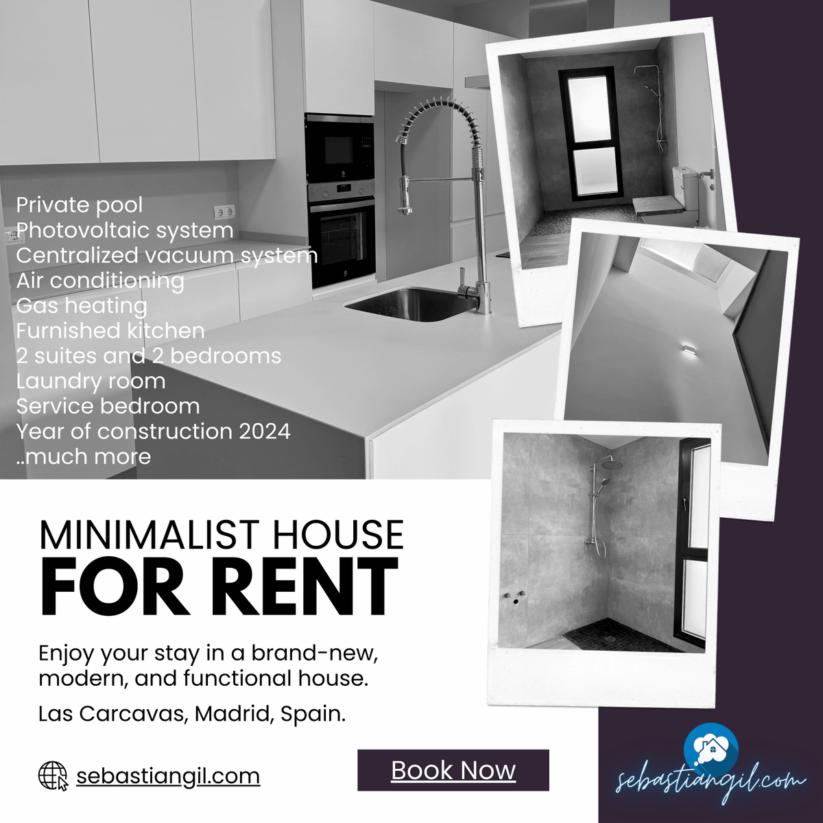 ¡Descubre la exclusividad de vivir en Las Cárcavas, Madrid! Alquila una lujosa vivienda de obra nueva:
✨ 217 m² en parcela de 300 m²
✨ Piscina privada
✨ Cocina amueblada
✨ 2 suites + 2 dormitorios
✨ Instalación fotovoltaica y más
📌 bit.ly/cacabelos #alquiler