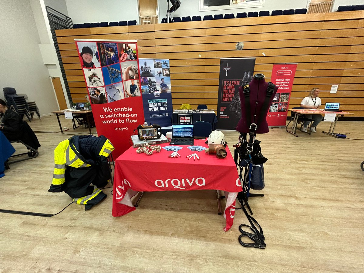 Always great to be back at <a href="/WeatherheadHigh/">WeatherheadHigh</a> supporting their Careers Day representing <a href="/arqiva/">Arqiva</a>...   Lots of budding Broadcast Engineers!