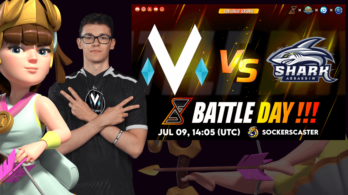 Sockers_'s tweet photo. Hoy martes
16.00 CET โฐ๏ธ10.00 EST
โ
@SharkAssassin21 ๐ #vmLegacy
#EONLEAGUE
YT https://t.co/ykFoTfxt6T
TW
https://t.co/UvuJuygy1k
#CLASHOFCLANS
RT ๐ https://t.co/8AWIWmDaDB