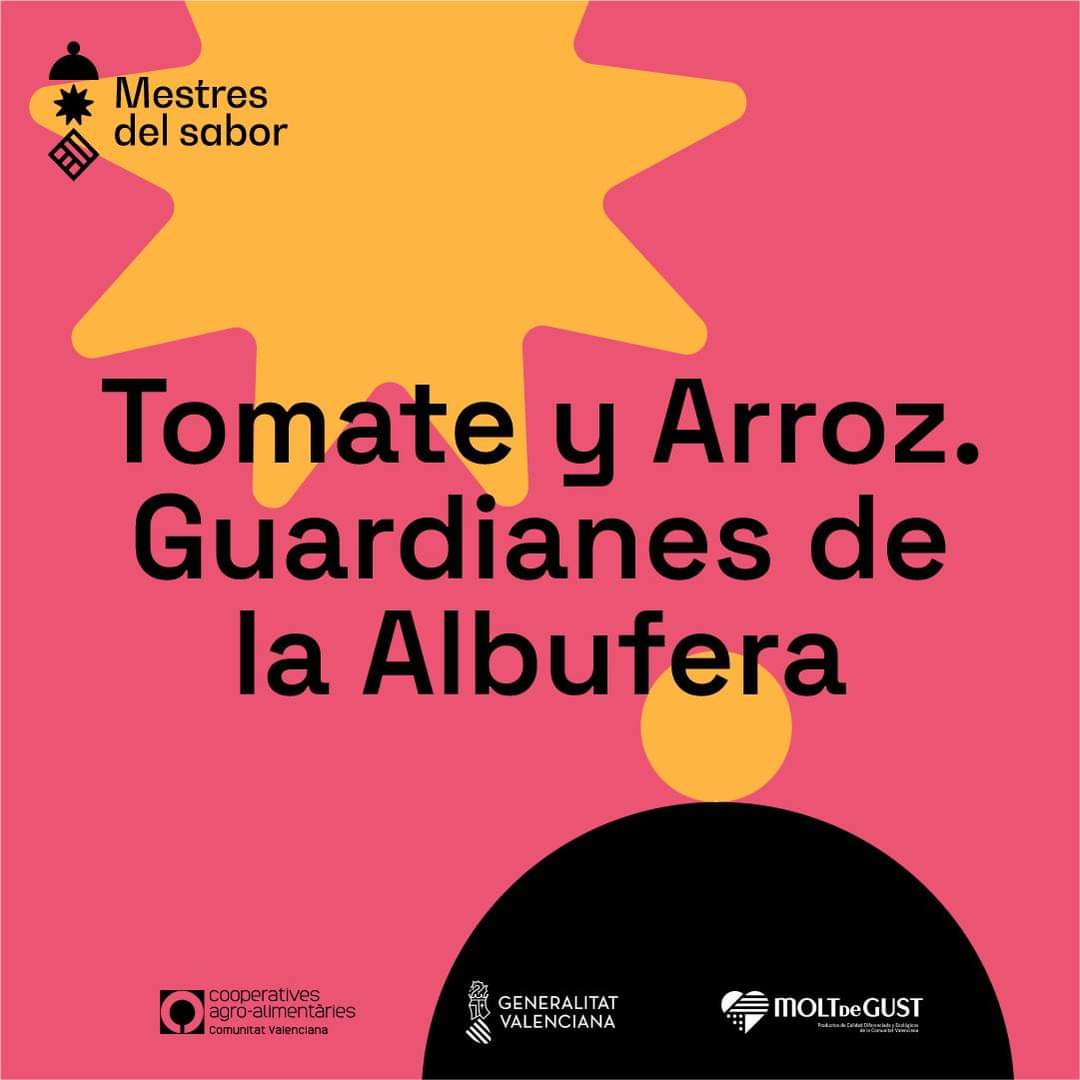 mestresdelsabor's tweet photo. 📻En el segundo #pódcastMestresdelSabor te invitamos a descubrir el #parquenatural de la #Albufera a través de dos de sus cultivos, el #arroz de Valencia y el #tomate de #ElPerelló con las cooperativas #Unipro y #Uniana
👉🏼https://t.co/FI8gXPXbzq
@moltdegust_cv @CoopsAgroCV https://t.co/kkr8UHK6vK