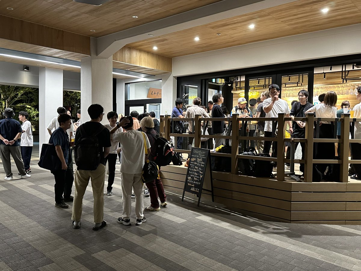 hiru_ecn's tweet image. awabar超満員で溢れまくってる #Tech_DAIMYO