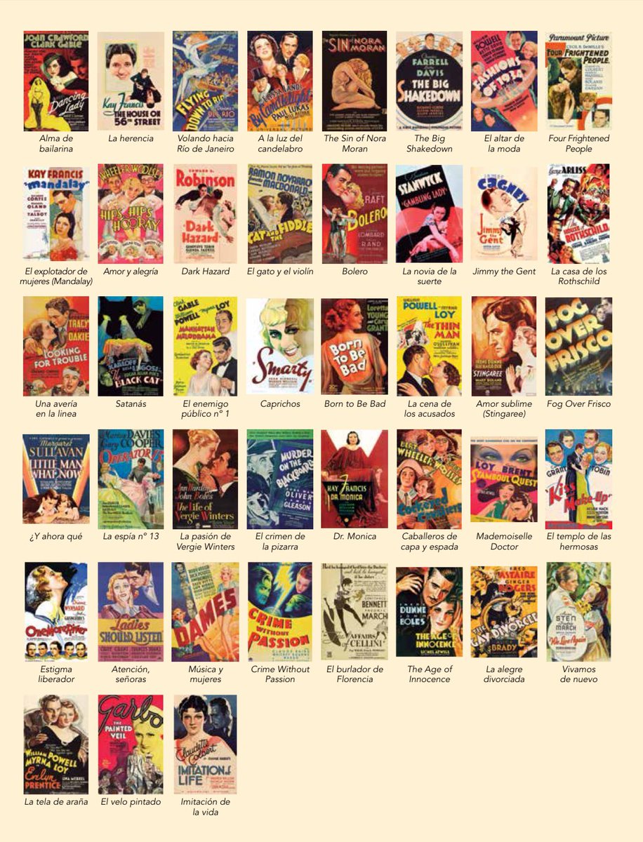 Notorious_Ed's tweet photo. Estas son las guardas del nuevo libro de Guillermo Balmori “Hollywood antes de la censura. Las películas pre-code vol 2”, con todas los carteles de todas las películas comentadas en el libro.
#notoriousediciones #guillermobalmori #precode #precodehollywood #precodefilms https://t.co/WMp4yosdIJ