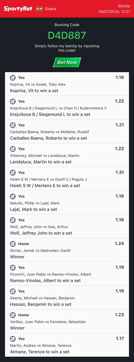 _THE_ORACLE_01's tweet image. 10 ODDS TENNIS 🎾🔔TIPS ON SPORTYBET 💯🚨