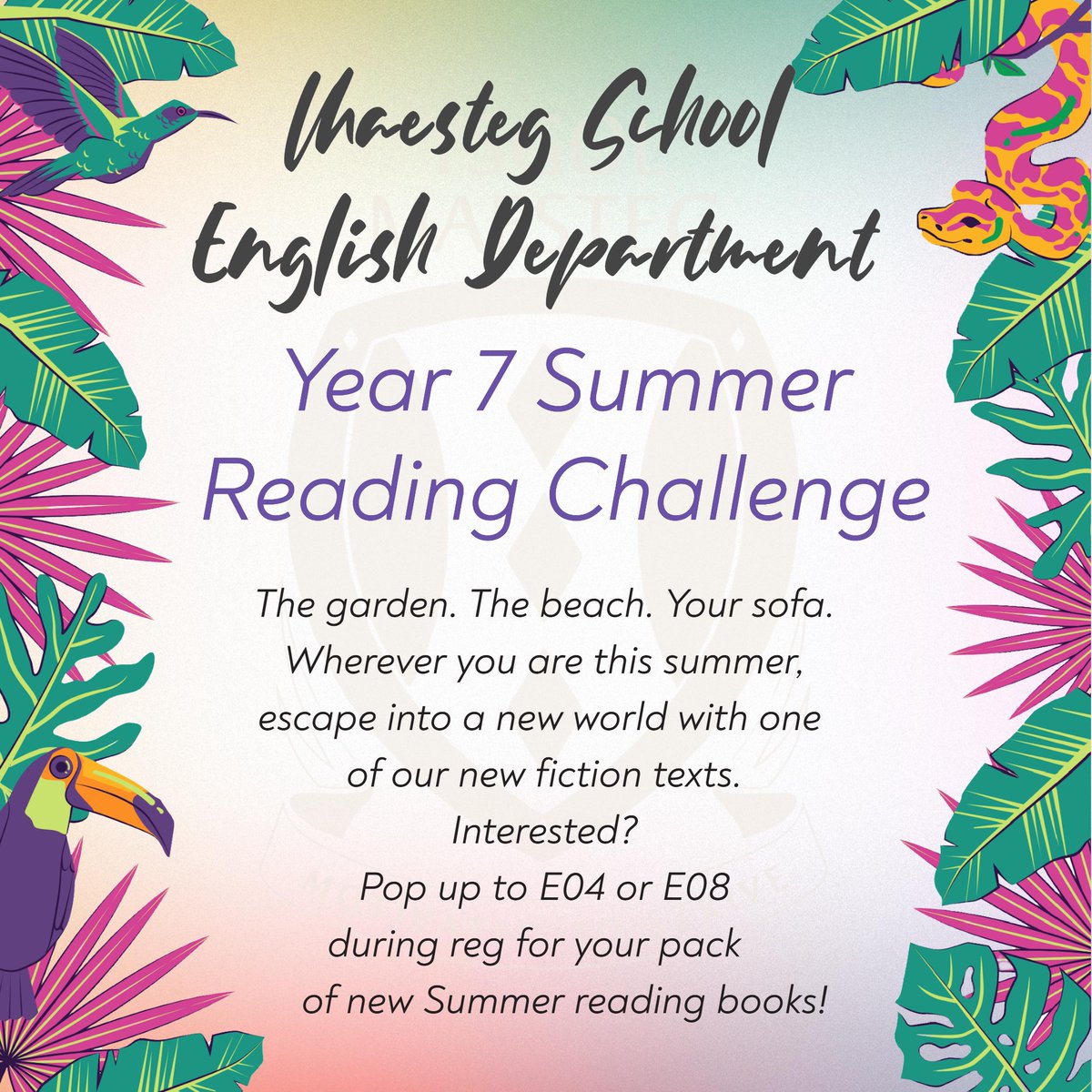 𝙎𝙪𝙢𝙢𝙚𝙧 𝙍𝙚𝙖𝙙𝙞𝙣𝙜 𝘾𝙝𝙖𝙡𝙡𝙚𝙣𝙜𝙚! 📚🌞⛱️
#motivatedtostrive