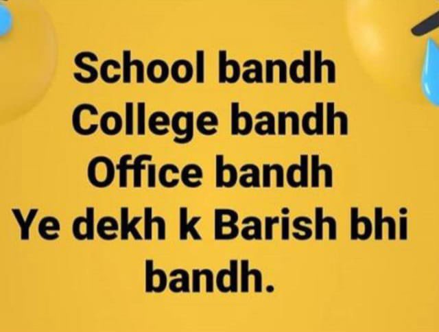 shiekhspear's tweet photo. Aaj ki khabar 🤣🤣🤣🤣

#mumbairains #SecretsWithin https://t.co/bRLbz219x4