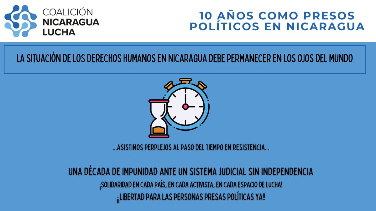 Boletín de la Coalición #NicaraguaLucha que reune denuncias de mayo y junio en #Nicaragua

Descargar, aquí: nicaragualucha.org/wp-content/upl…