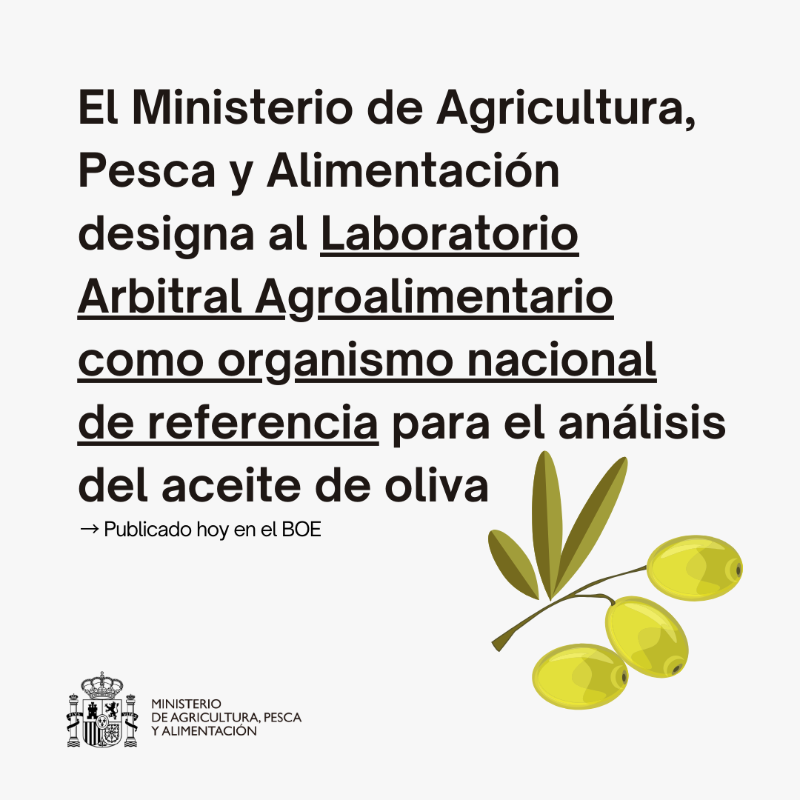 gobmapa's tweet photo. 📌Publicado hoy en el #BOE

🔴 El laboratorio ha realizado más de 350 análisis organolépticos en 2023.

#aceitedeoliva #Laboratorio Arbitral #Agroalimentario 

La información completa ↓