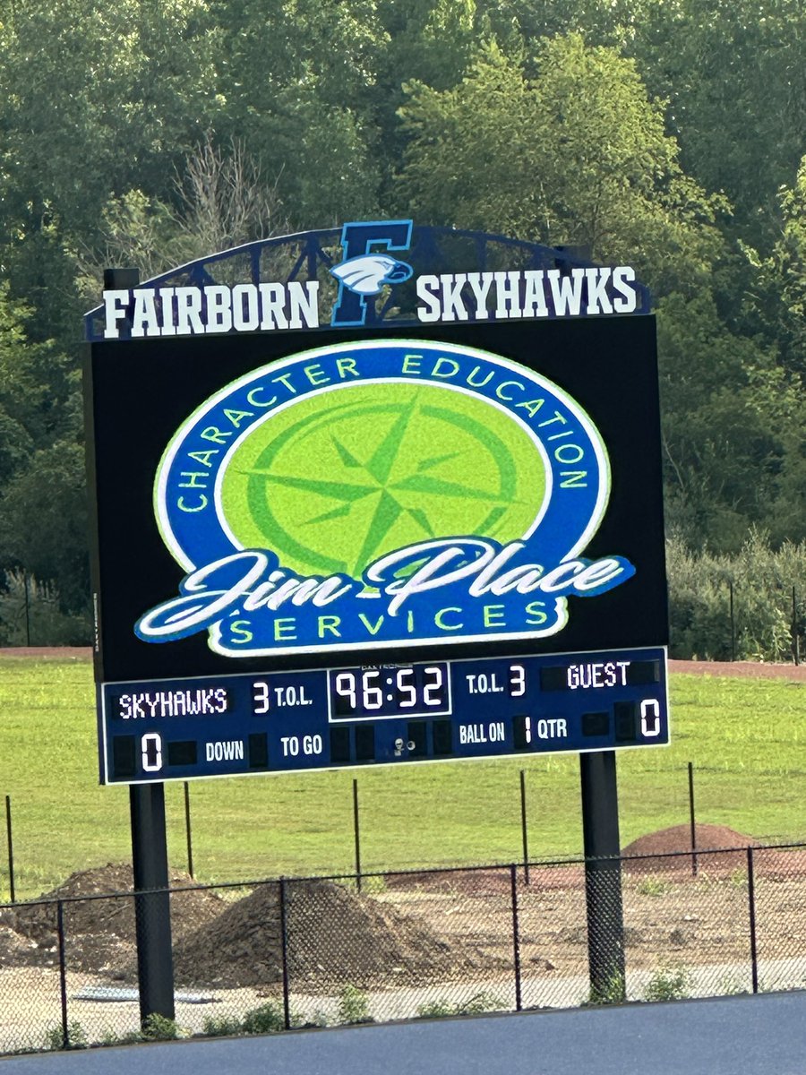 SkyhawksSports1's tweet photo. Fairborn is ready to host the Jim Place Character Education 7v7 event https://t.co/UFezrmDteb