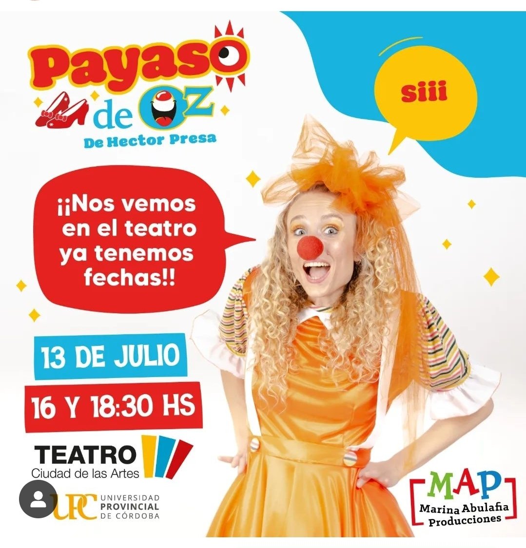 Este sábado abrimos las vacaciones de Julio, recién llegados del FTR de Rafaela. <a href="/ciudadelasartes/">Ciudad de las Artes</a> <a href="/MaGaBulafia/">ᴍᴀʀɪɴᴀ ᴀʙᴜʟᴀғɪᴀ</a>