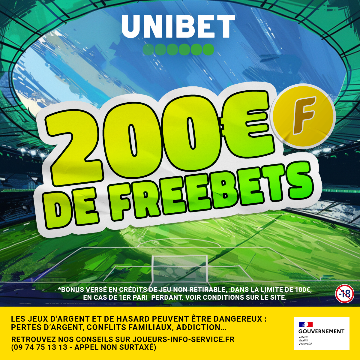 UnibetFrance's tweet photo. 🔥 On se chauffe avant le début des demi-finales avec 10 x 20€ de Freebets à gagner !

👉 RT/Follow + #FreebetUnibet + ton pseudo.
🍀 TAS à 18h00. https://t.co/uzkbwKJGeM