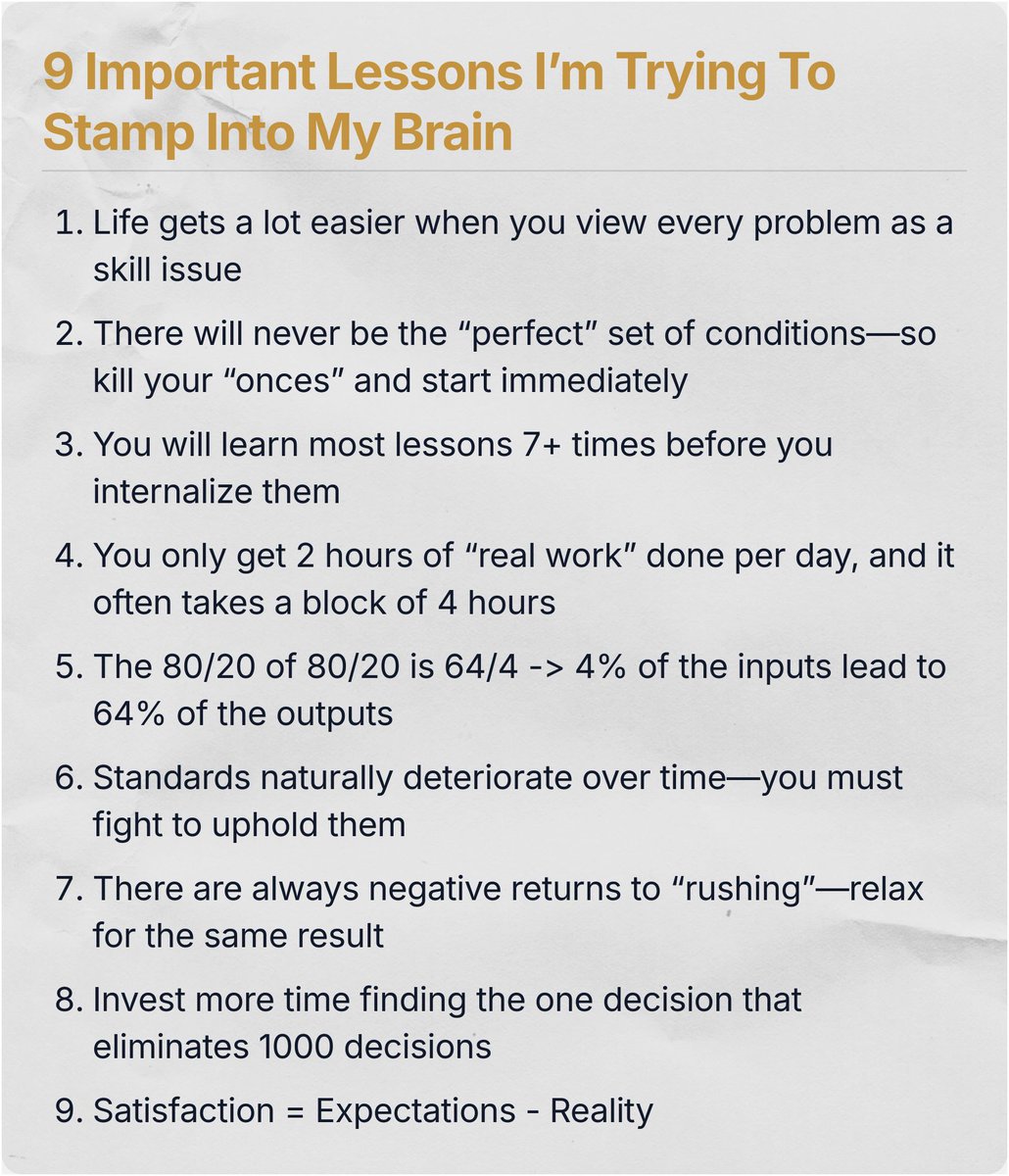 dickiebush's tweet photo. 9 Important Lessons I’m Trying To Stamp Into My Brain (From 2024 So Far): https://t.co/TavErEiZO0