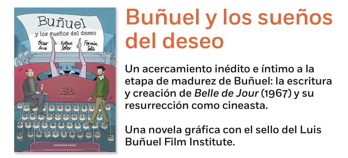 Reservoir Books (@reservoirbooks) on Twitter photo «En septiembre <a href="/ferminsolis2/">Fermín Solís</a> regresará al universo de Buñuel, que tantas alegrías le dio con "Buñuel en el laberinto de las tortugas"».
✍️ <a href="/vinetabocadillo/">Viñetas y bocadillos</a>, <a href="/rtve/">RTVE</a>.
🔗 rtve.es/noticias/20240…
El 12 de septiembre en librerías. «En septiembre <a href="/ferminsolis2/">Fermín Solís</a> regresará al universo de Buñuel, que tantas alegrías le dio con "Buñuel en el laberinto de las tortugas"».
✍️ <a href="/vinetabocadillo/">Viñetas y bocadillos</a>, <a href="/rtve/">RTVE</a>.
🔗 rtve.es/noticias/20240…
El 12 de septiembre en librerías.