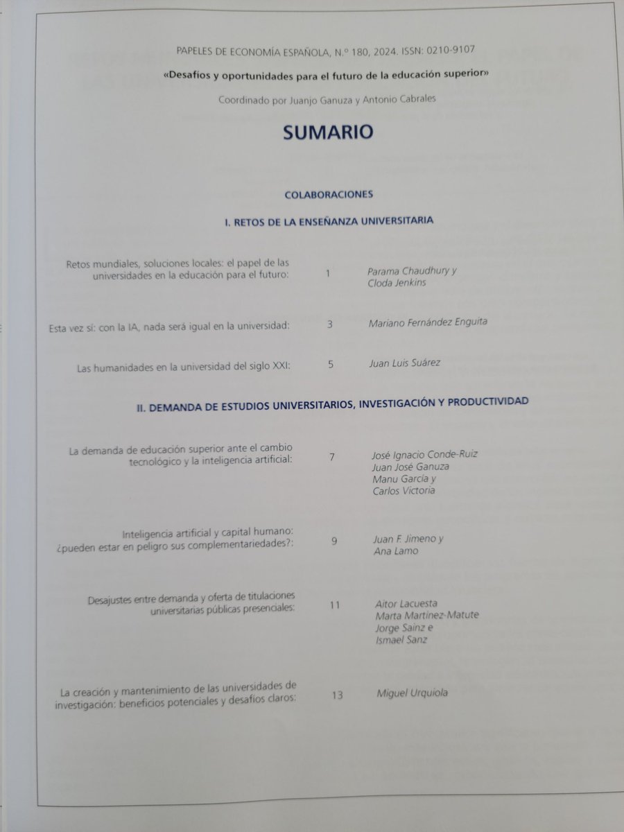 Parama Chaudhury (@paramachaudhury) on Twitter photo So excited that this is now out - huge thanks to Antonio Cabrales and Juanjo Ganuza for inviting Cloda and me to be part of this fantastic book!
#teachecon #EconTwitter <a href="/economics_net/">Economics Network</a> <a href="/RoyalEconSoc/">Royal Economic Society</a>
Now I need to brush up my Spanish 🤭 So excited that this is now out - huge thanks to Antonio Cabrales and Juanjo Ganuza for inviting Cloda and me to be part of this fantastic book!
#teachecon #EconTwitter <a href="/economics_net/">Economics Network</a> <a href="/RoyalEconSoc/">Royal Economic Society</a>
Now I need to brush up my Spanish 🤭