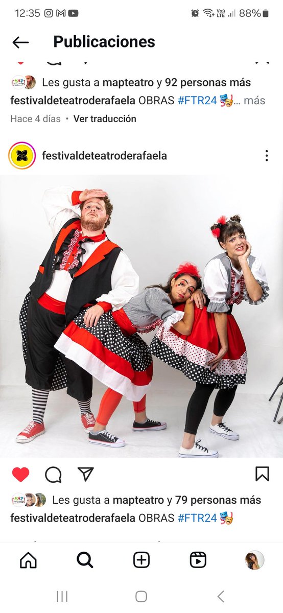 Acá vamos al FTR <a href="/MuniRafaela/">Municipalidad de Rafaela</a> con <a href="/MAPTeatro/">MAP Teatro</a>