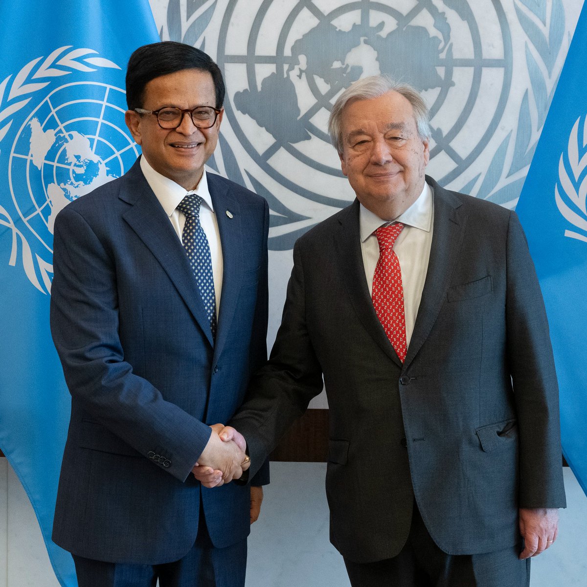 UNITAR_ED's tweet image. Had an inspiring meeting with @antonioguterres. His guidance is crucial as we at @UNITAR continue our mission of empowering individuals &amp;amp; organizations through capacity building &amp;amp; global learning. Together, we can forge a path to a sustainable and prosperous future. #UN #SDGs