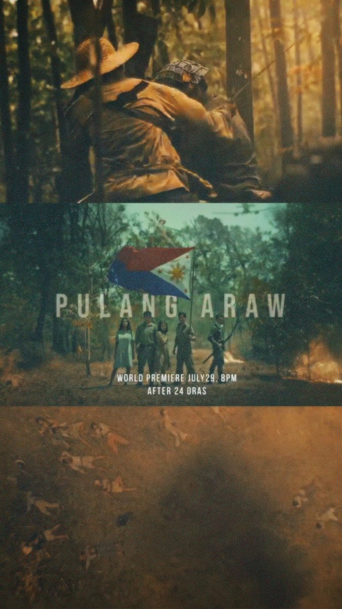 gy4nj's tweet photo. Sa panahon ng pandaigdigang digmaan, sino ang makakapitan para sa kaligtasan? 

GMA Entertainment Group proudly presents the most important Philippine drama series of 2024. 

#PulangAraw #PulangArawOnNetflix #SanyaLopez #BarbieForteza #DavidLicaoco #ALDENRichards https://t.co/UZeCXZIpzZ