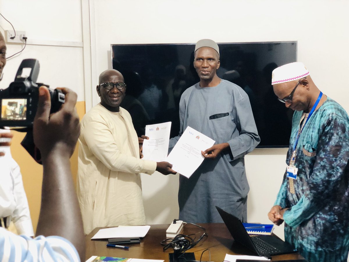 Exciting news!
 <a href="/shelterforlife/">Shelter For Life International</a> and <a href="/nana_gambia/">NaNA_Gambia</a> have signed an MOU to improve nutrition by promoting #Biofortified and diversified crops. This partnership supports the National Nutrition Policy 2021-2025 for better #food and #nutrition security. 
#Gambia