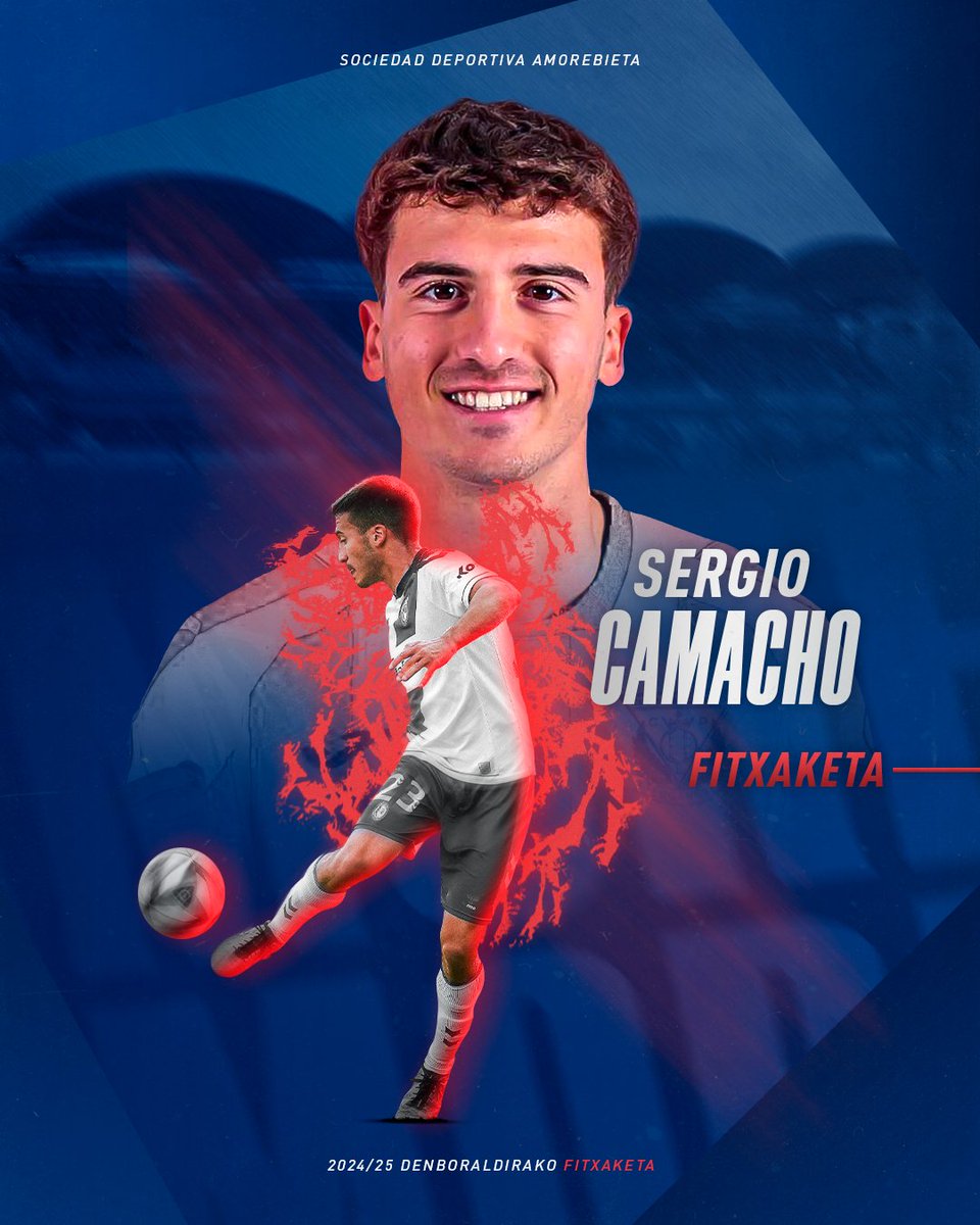 ✍🏼 𝐅𝐈𝐓𝐗𝐀𝐊𝐄𝐓𝐀

El joven lateral Sergio Camacho, nuevo futbolista de la SDA.

ℹ️ sdamorebieta.eus/es/el-joven-la…

Ongi etorri, <a href="/sergiocamacho03/">Sergio Camacho</a>!

#aupaAZULES