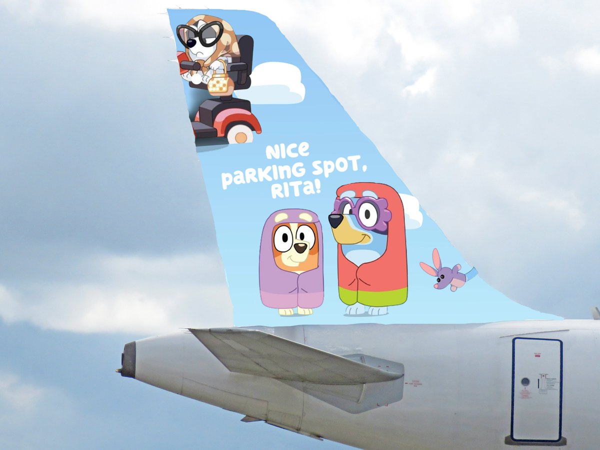 A livery we wish existed for real life: JetBluey. 💙✨ #TailTuesday