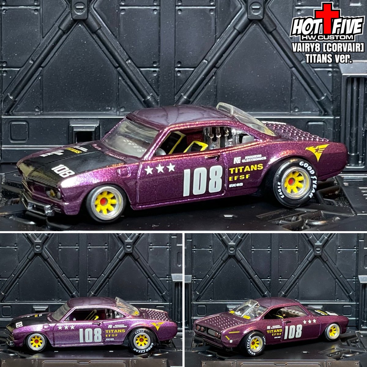 HotFive55's tweet photo. Done. Vairy 8 / Corvair [TITANS RT. Ver.] https://t.co/CDbzl4x98J