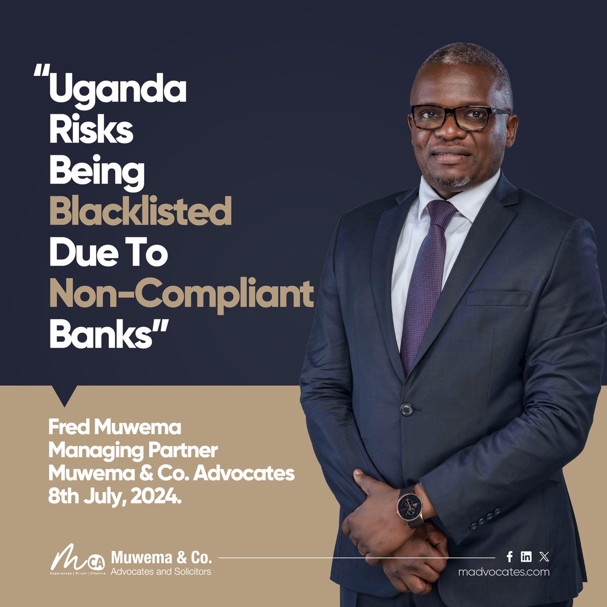 Reports show that a Canadian lost UGX 3bn in a gold scam allegedly facilitated by non-compliant banks. 

This undermines Uganda’s anti-money laundering efforts and recent progress. 

Read the full commentary by <a href="/FredMuwema/">Fred Muwema</a> in the link below 👇🏾 

madvocates.com/Articles/UGAND…