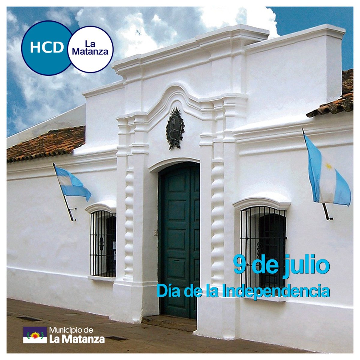 HcdMatanza's tweet photo. En este Día de la Independencia, celebremos con orgullo y gratitud, conscientes de que la construcción de una Argentina mejor es una tarea continua, que requiere del esfuerzo y la participación de todos. https://t.co/rpVeJb7HBE