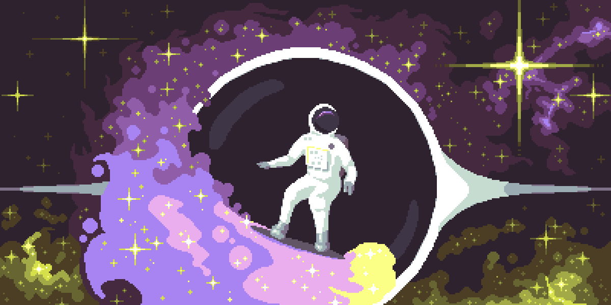 F4talVortex's tweet image. #PortfolioDay ! ✨
Hello! I make pixel art, especially purple + space 💜