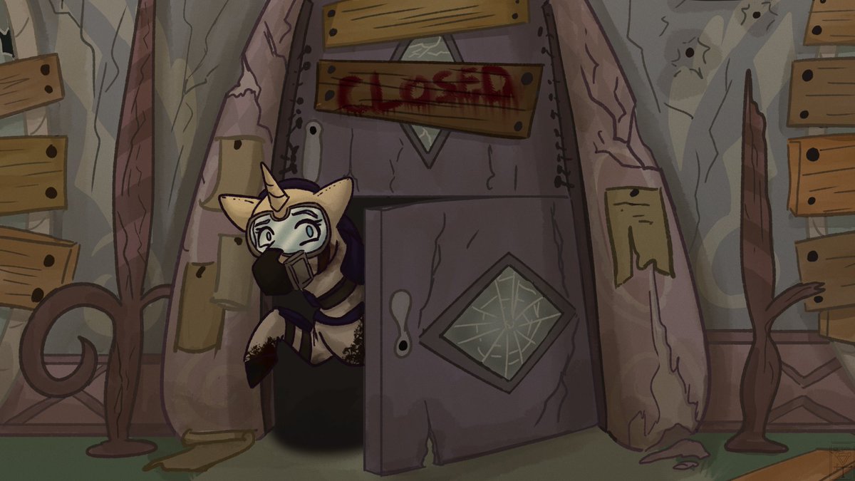 NomadFlicker's tweet photo. Heyo ! I'm crawling back from the void for #PortfolioDay ! I am versed in essentially everything animation ! Board, rough, background, concept art, compositing... you name it ! I've been working for @ObabScribbler and @MegPepperonis for a few years now and intend to continue  ! https://t.co/eNI9mkRYTJ