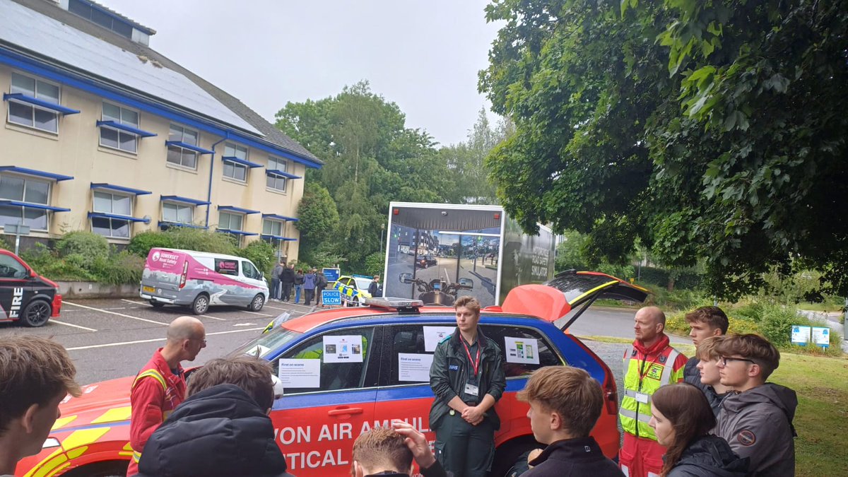Andy Nickolls - Paramedic - Road Safety Team DSFRS (@nickolls_andy) on Twitter photo The <a href="/DSFireUpdates/">Devon and Somerset Fire and Rescue Service</a> road safety team are at <a href="/SouthDartmoorCC/">South Dartmoor Community College</a> today using our engagement vehicles to educate & share our safety messages to younger drivers , keeping them safe on our roads. With <a href="/DC_Police/">Devon & Cornwall Police</a> <a href="/DevonAirAmb/">Devon Air Ambulance</a> <a href="/RCROfficers/">Road Casualty Reduction Officers (RCRO)</a> <a href="/VisionZeroSW/">Vision Zero South West</a> <a href="/DevonCC/">Devon County Council</a> <a href="/AlisonHernandez/">Alison Hernandez</a> <a href="/LouHaigh/">Louise Haigh</a> The <a href="/DSFireUpdates/">Devon and Somerset Fire and Rescue Service</a> road safety team are at <a href="/SouthDartmoorCC/">South Dartmoor Community College</a> today using our engagement vehicles to educate & share our safety messages to younger drivers , keeping them safe on our roads. With <a href="/DC_Police/">Devon & Cornwall Police</a> <a href="/DevonAirAmb/">Devon Air Ambulance</a> <a href="/RCROfficers/">Road Casualty Reduction Officers (RCRO)</a> <a href="/VisionZeroSW/">Vision Zero South West</a> <a href="/DevonCC/">Devon County Council</a> <a href="/AlisonHernandez/">Alison Hernandez</a> <a href="/LouHaigh/">Louise Haigh</a>