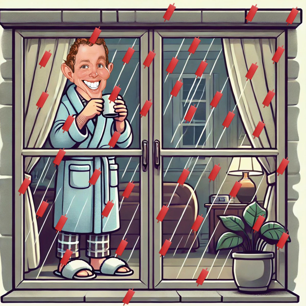 Markets are raining red candles, but our treasury keeps on going up!