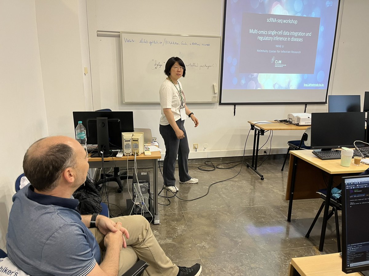 Now a lecture on Single Cell Multiomics by Pr Yang Li from TWINCORE-ZENTRUM <a href="/TenEnlight/">ENLIGHT-TEN+</a>  at <a href="/IMMolecular/">iMM</a>