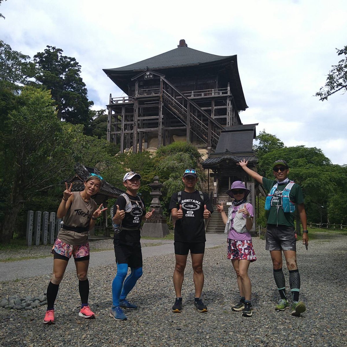 nishiyamatf's tweet image. 片道5km、舐めてかかったら帰りの運転中に内転筋が攣って危うく大惨事になるとこだったわ💦
#トレラン #trialrunning #笠森観音