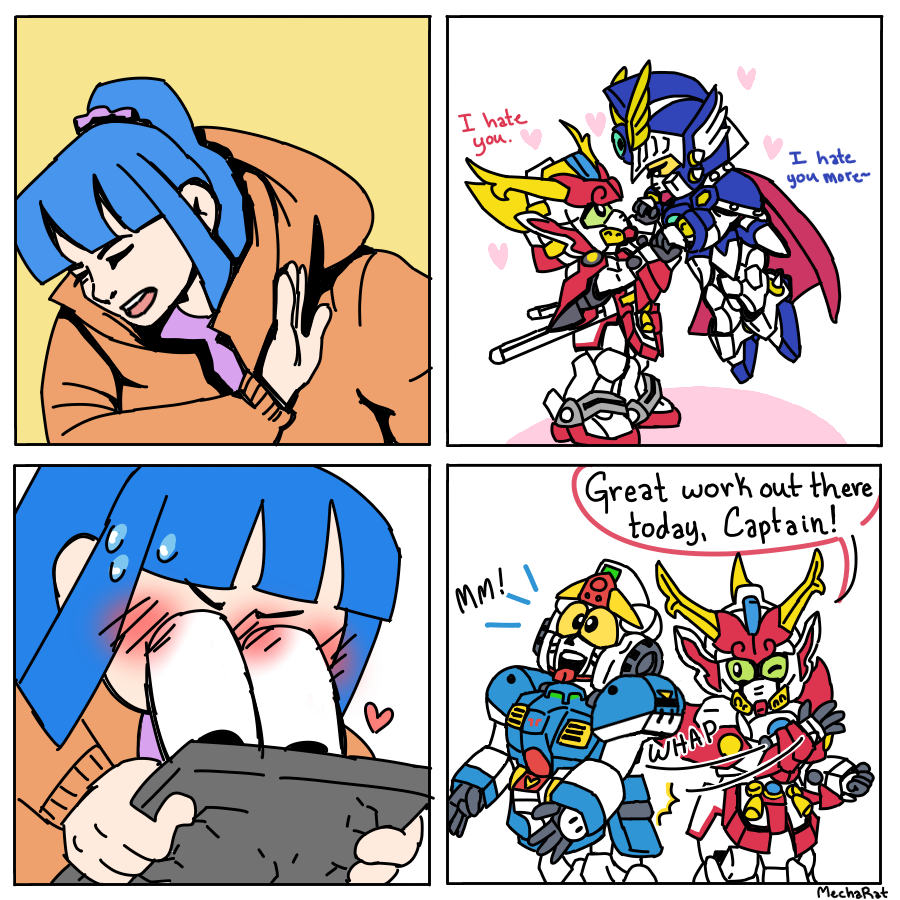 RobugMecharat's tweet photo. Either ship is cute, but....💥🫲
#sdgf https://t.co/Qc5wJ5XQu8