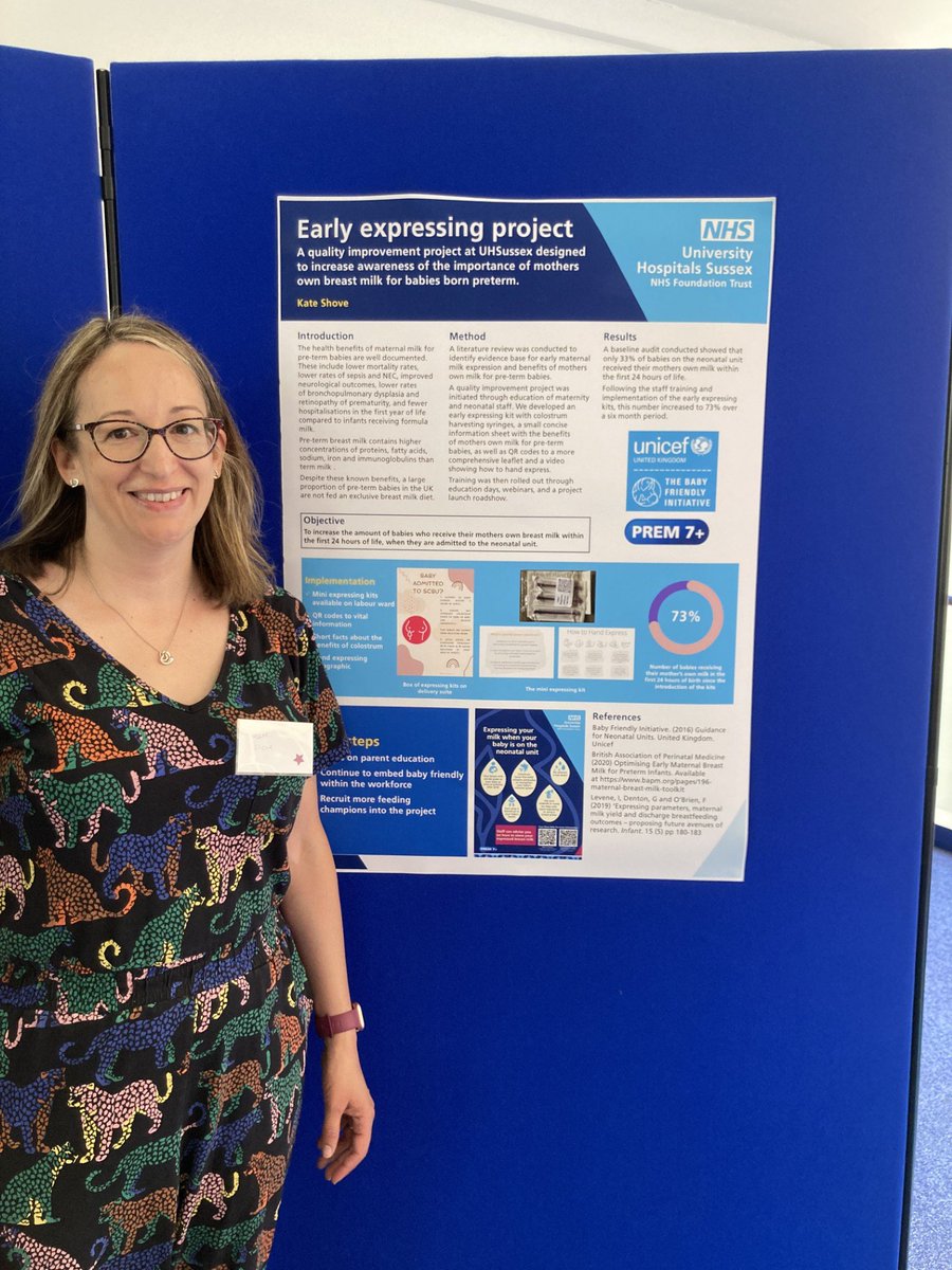 <a href="/UHSussex/">University Hospitals Sussex</a> #ChiefNurseFellow Kate Shove shares her fabulous poster at the conference in Nottingham this week <a href="/NeoTRIPs1/">NeoTRIPS</a> , we look forward to hearing all about your project at tomorrow's CNF Presentation day Kate !