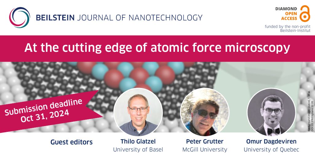 We are pleased to announce that for this year's nc-AFM 2024 in Montreal. we are again offering the opportunity to submit your scientific results to a peer-reviewed thematic issue titled "At the cutting edge of atomic force microscopy &lt;beilstein-journals.org/bjnano/series/…&gt;"  #ncAFM