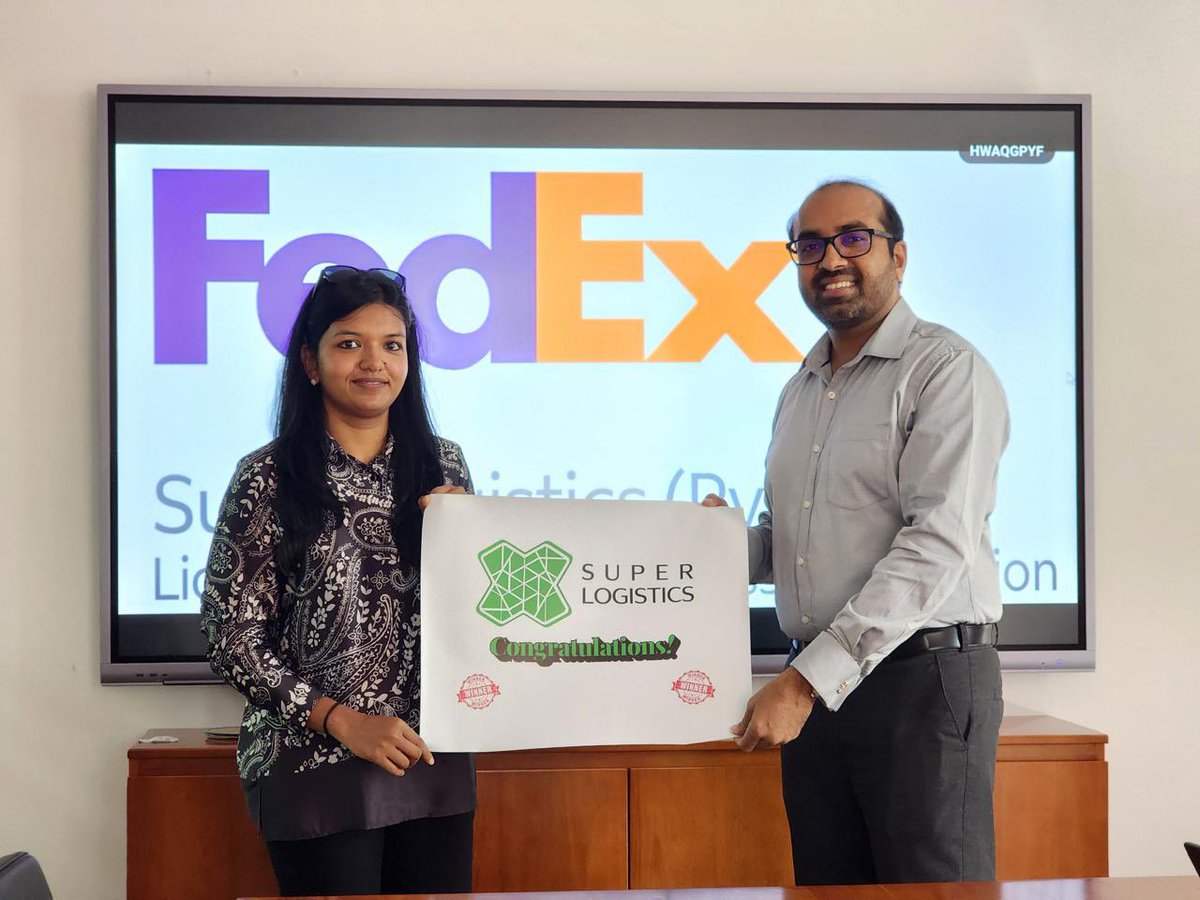 TTSGRPMALDIVES's tweet photo. Air Ticket Winner of the Super Logistics (Licensee of Federal Express Corporation) raffle draw at the Hotel Asia Exhibition 2024.

Congratulations to Aminath Reema! We wish her all the best!

#SuperLogisticsMaldives #Maldives #TTSGroupMaldives #Shipping #Logistics #Travel https://t.co/MgLrD0tnwA