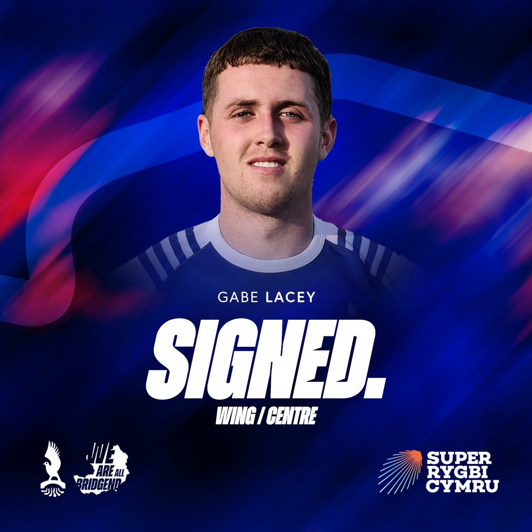 bridgendravens's tweet photo. ✍🏼 

Bridgend Ravens are delighted to confirm the signing of wing/centre @GabeLacey ahead of the new @SuperRygbiCymru season.

Croeso, Gabe!

https://t.co/fHCJrqXJ8k

🔵⚪️ https://t.co/kQeoIrTGgw